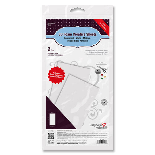 Scrapbook Adhesives 3D Foam Creative Sheets 6x12x.8