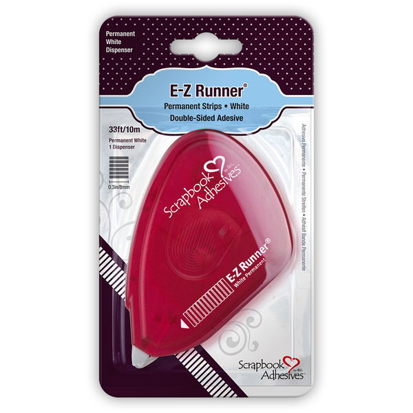 Scrapbook Adhesives E-Z Runner Permanent Strips White