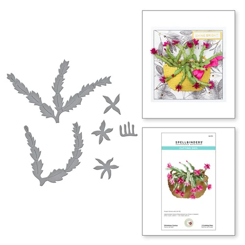 Spellbinders Christmas Cactus Die Cuts S41111