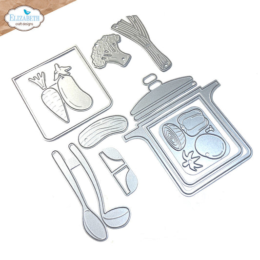 Elizabeth Craft Designs Cooking Pot - 2291 Die Cuts