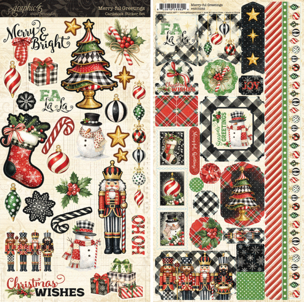 Merry-ful Greetings Sticker Set