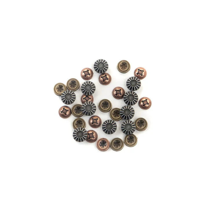 Finnabair Mechanicals Mini Knobs - Prima Marketing