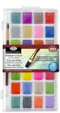 Royal & Langnickel Essentials Watercolor Cakes 29/Pkg - Pearlescent