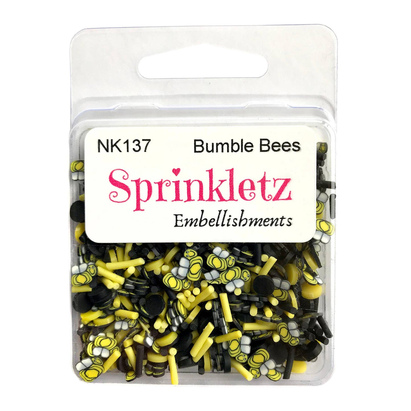 Buttons Galore & More - Bumble Bees Polymer Clay Craft Embellishments