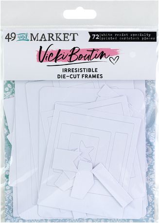 49 And Market Vicki Boutin Irresistible Die Cut Frames 72 Piece Set