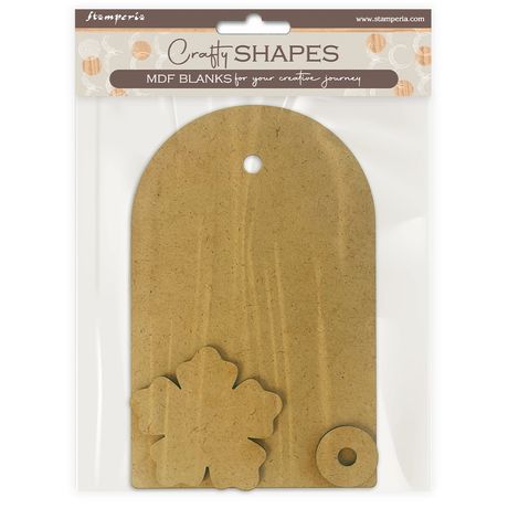 **PRE-ORDER ONLY** Stamperia Crafty Shapes - Secret Diary Tag