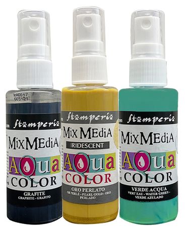 **PRE-ORDER ONLY** Stamperia Aquacolor 3/Pkg - Daisy Art