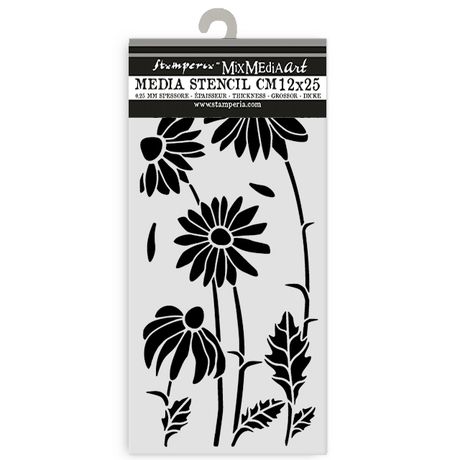 **PRE-ORDER ONLY** Stamperia Stencil 4.72X9.84 - Daisy Art Daisies