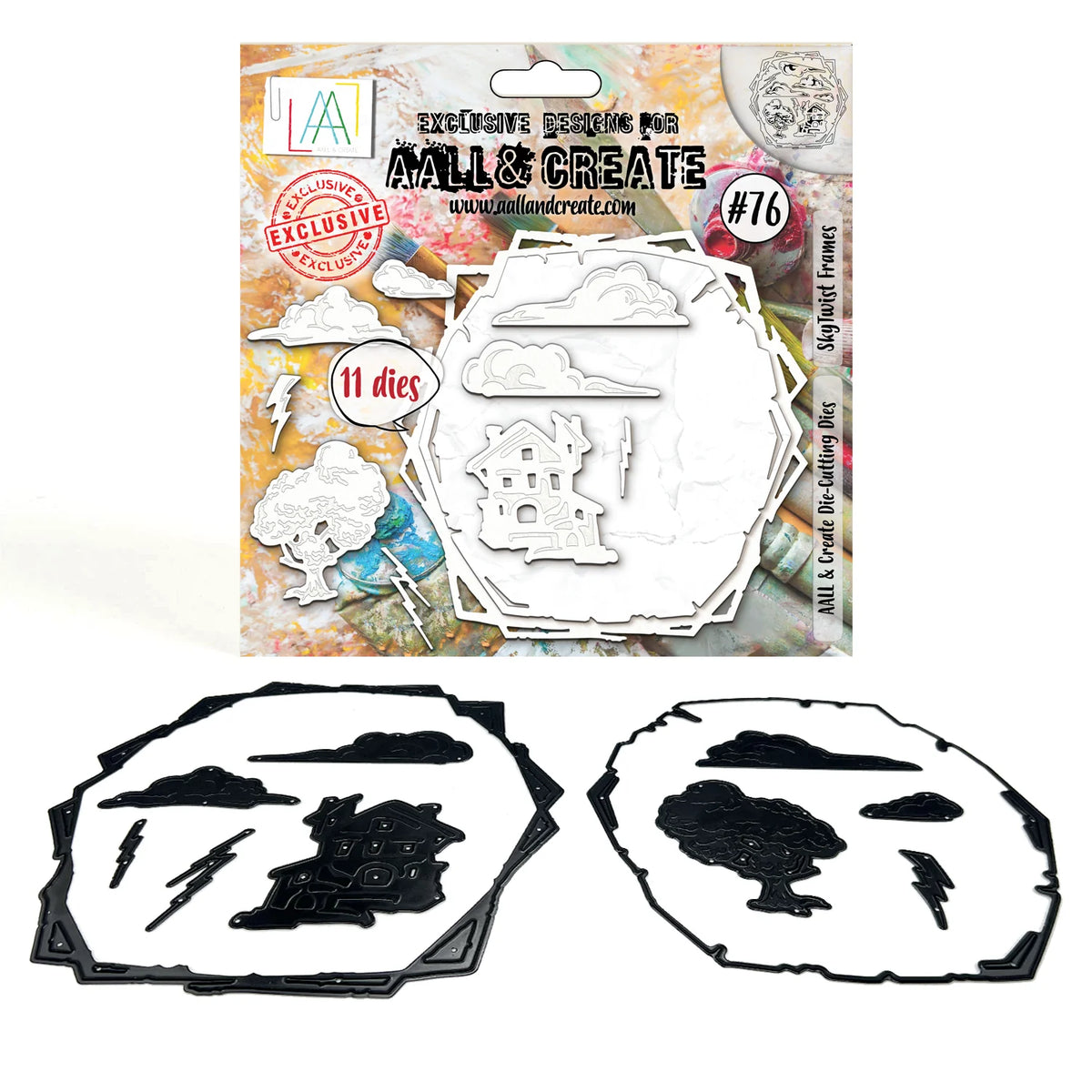 AALL & Create Dies - 76 Sky Twist Frames