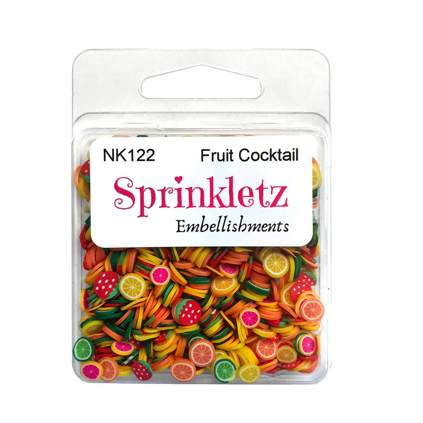 Buttons Galore & More - Fruit Cocktail Polymer Clay Craft Embellishments