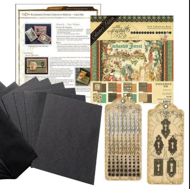 Graphic 45 Graphic 45 Card Kit Enchanted Forrest