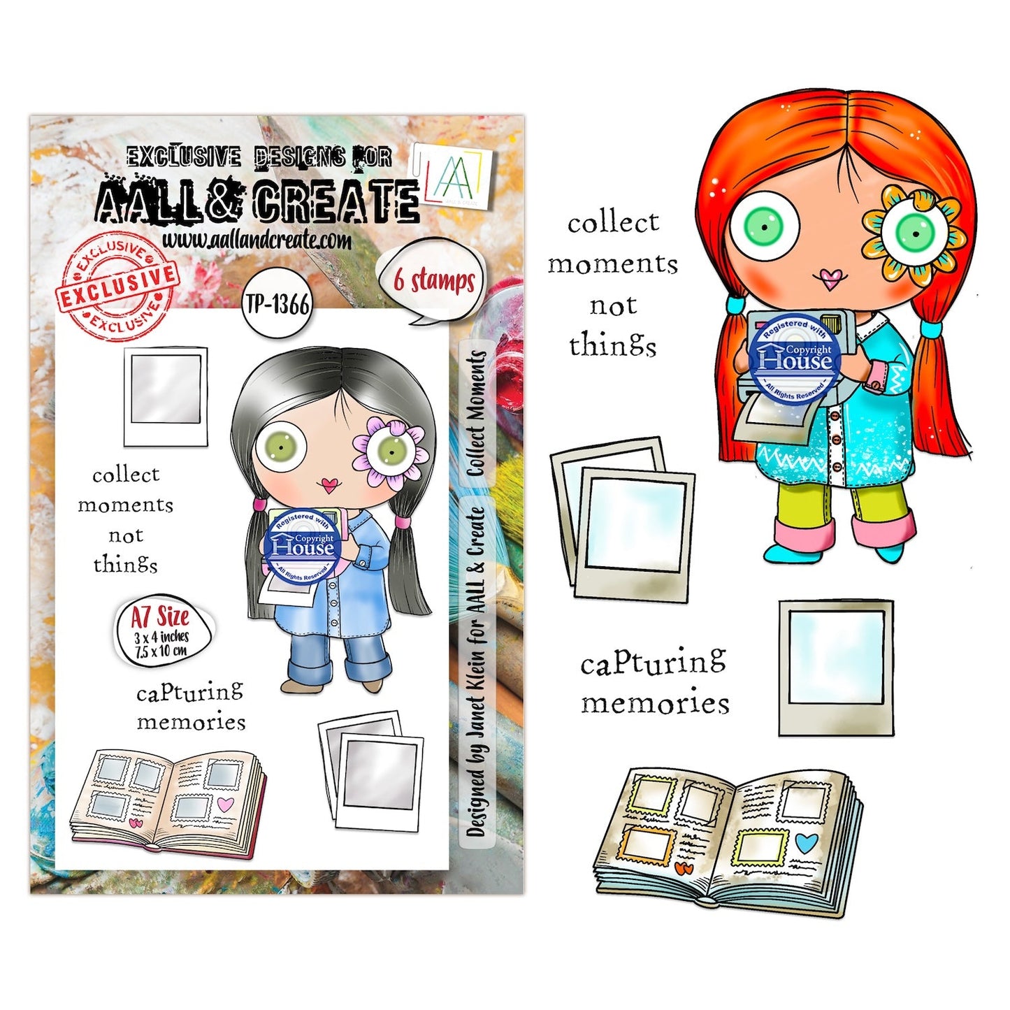 TP-1366 - A7 Stamp Sets - Collect Moments