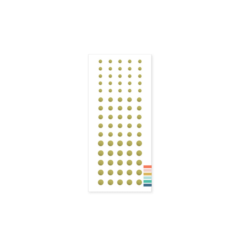 Concord & 9th - Avocado Enamel Dots 11594 Qty 75