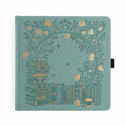 Books of Beauty Notebook - 8x8: 160 Pages / Dot Grid