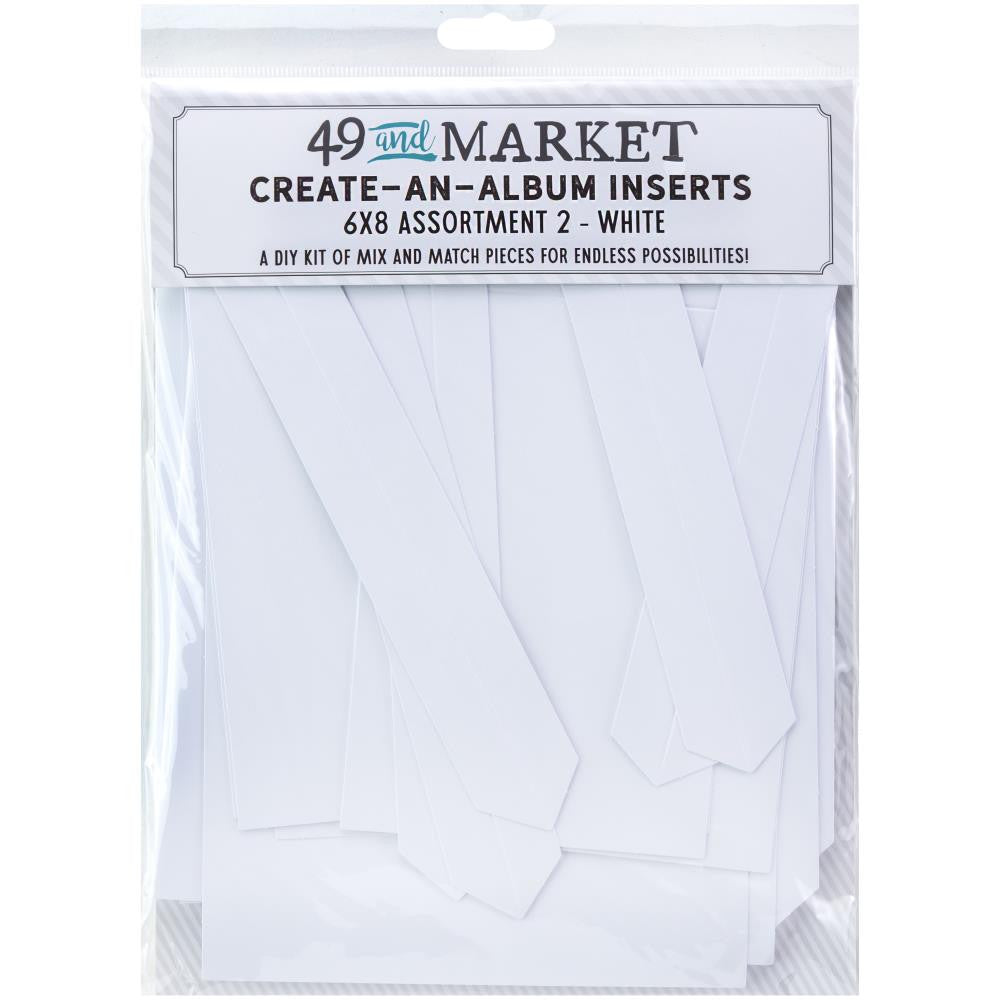 49 and Market Create-An-Album 12x12 Foundations pages (white)