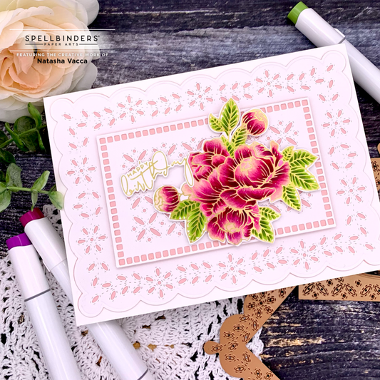 Spellbinders Eyelet Lace Frame Die Cuts S6184