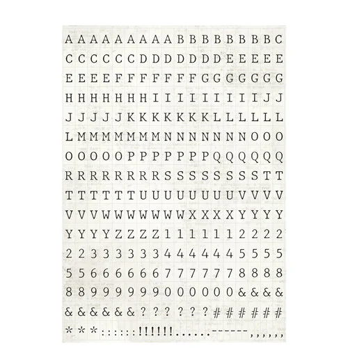 SIMPLE VINTAGE ESSENTIALS - LETTERS & LABELS STICKER BOOK