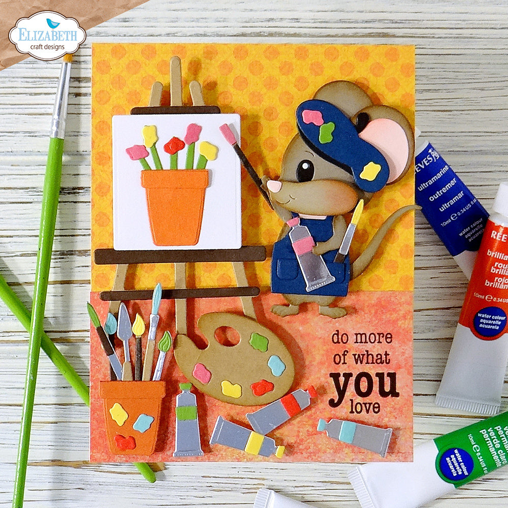Elizabeth Craft Designs Art Accessories - 2288 Die Cuts (2204 little mouse die sold separately)
