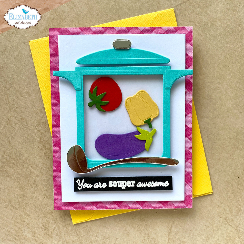 Elizabeth Craft Designs Cooking Pot - 2291 Die Cuts