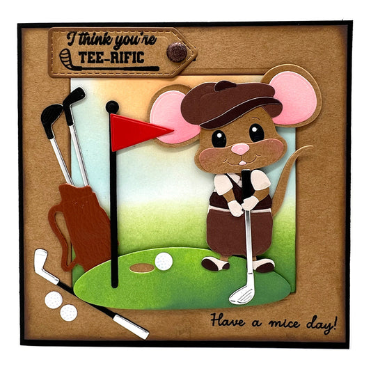 Elizabeth Craft Designs Golf Accessories - 2260 Die Cuts (2204 little mouse die sold separately)