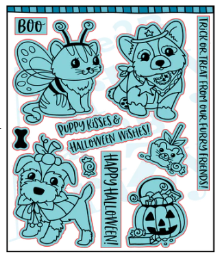 Trick or Treat Furry Friends Die Set by Dare 2B ArtZy