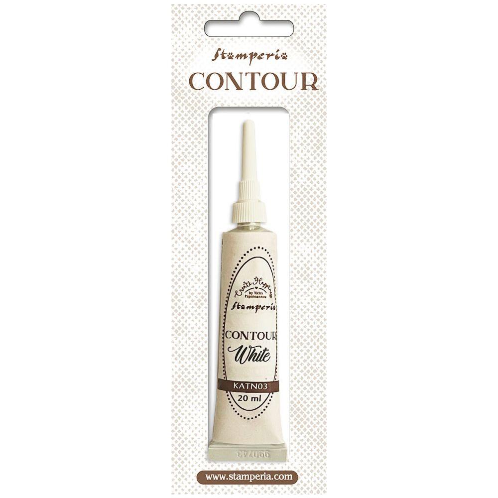 Stamperia Contour Liner White - KATN03