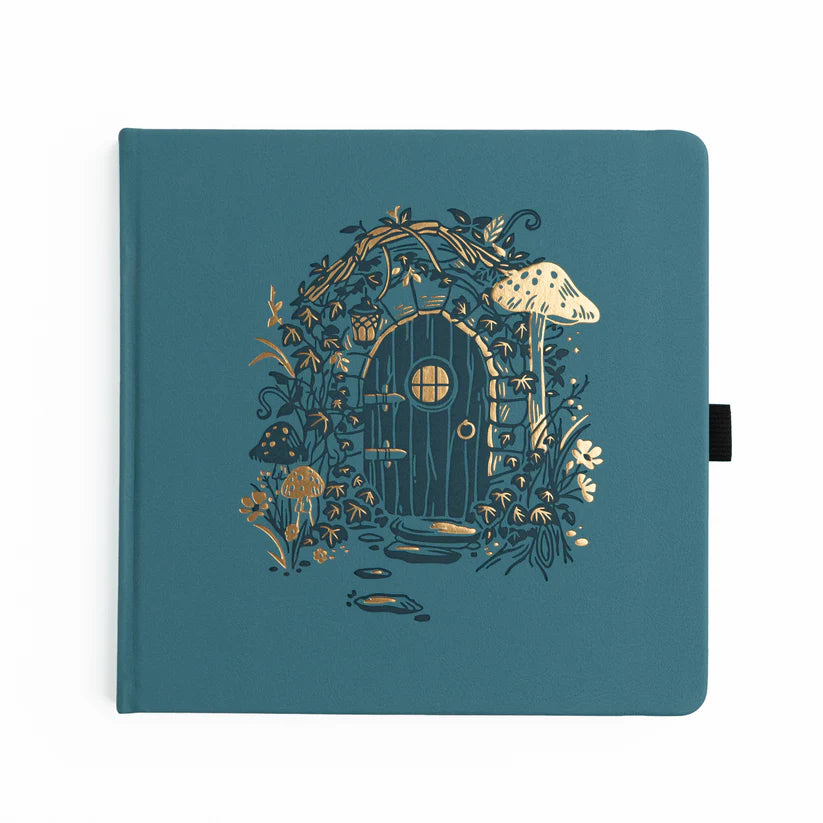 Archer & Olive - Fairy House Notebook - 8x8 Dot Grid - 160 Pages