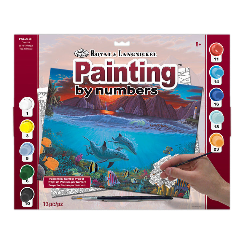 Royal & Langnickel Painting by Numbers Ocean Life