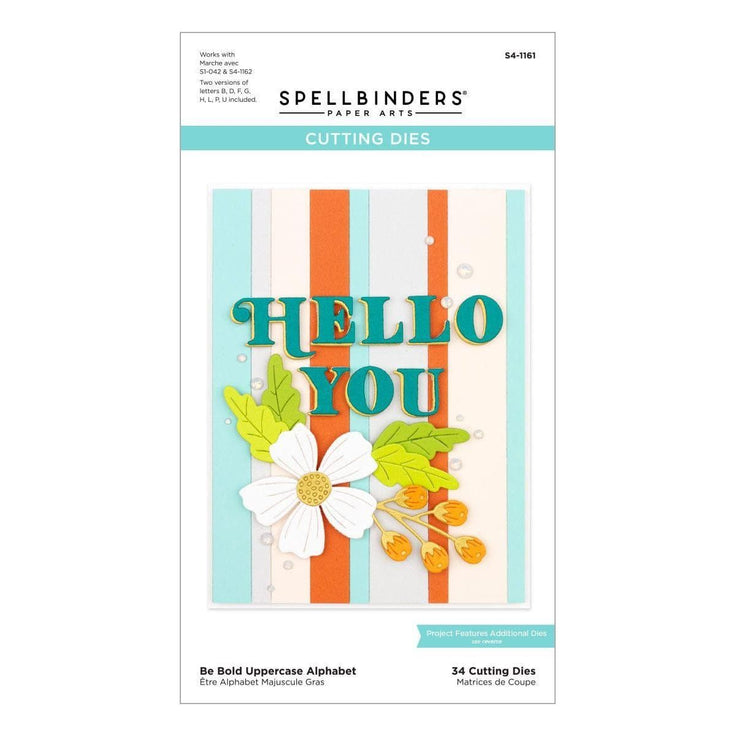 Spellbinders Uppercase Alphabet Die Cuts S41161