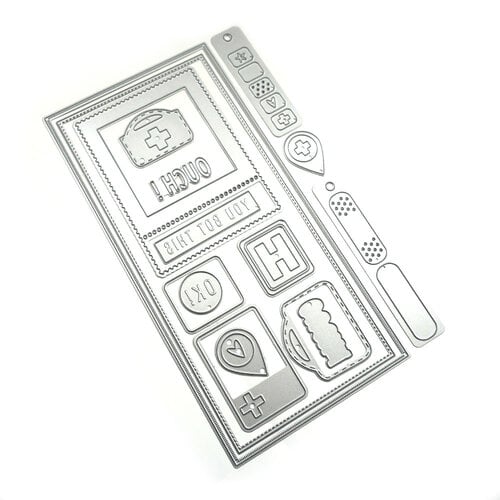 Elizabeth Craft Designs - Dies - Pocket Page Fillers 03 - Full Size Page
