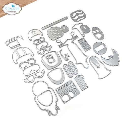 Elizabeth Craft Designs Scooter with Sidecar - 2259 Die Cuts (2203 big mouse die and 2204 little mouse die sold separately)