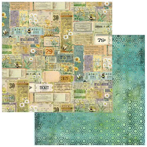 49 and Market Botanical Buzz Vibrant paper sheet