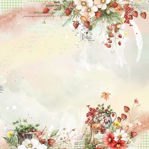 49 and Market Nature's Haven Strawberry tea paper sheet