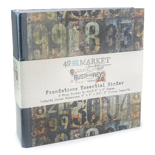 49th and Market Rust and Rebs Version 2.0 Foundations Essential Binder By Dennis Bruton - 2 ring binder to 6"x8" paper - 5A002MTT1GP66