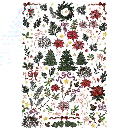 49 & Market Mistletoes & Memories 170 Pieces - Laser Cut Elements