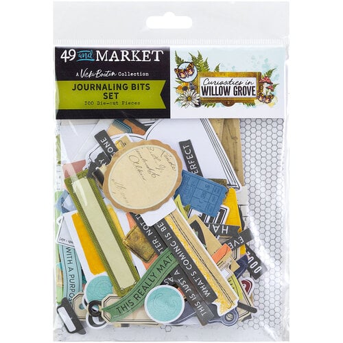 49 and Market Curiosities in Willow Grove Journaling Bits Set