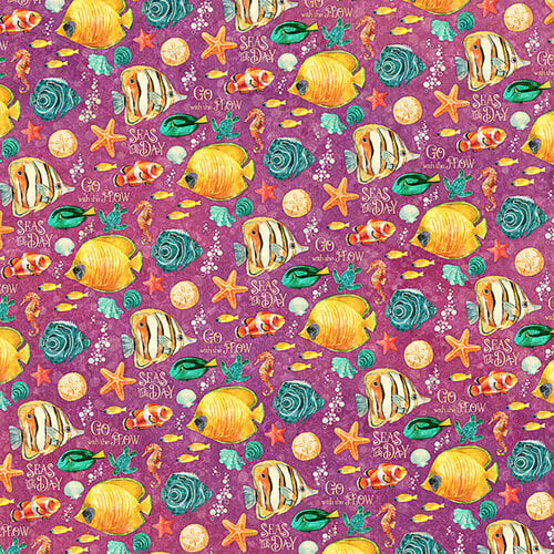 Graphic 45 Seas The Day Great Catch Sheet