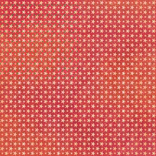 Graphic 45 Seas The Day Coral Red Pattern & Solid Sheet