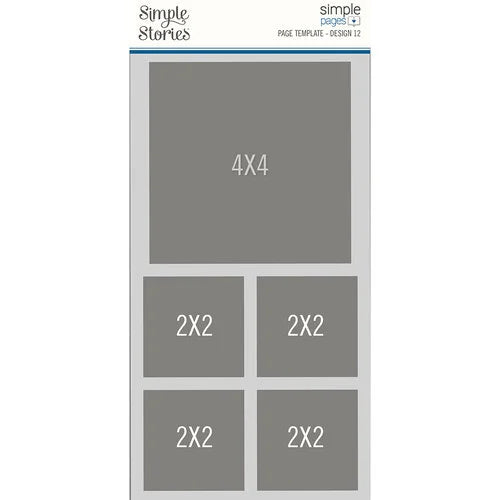 Simple Stories - Simple Pages Collection - Page Template - Design 12