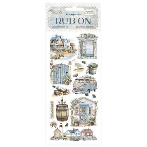 Stamperia Rub On Silent Sea - DFLRB157