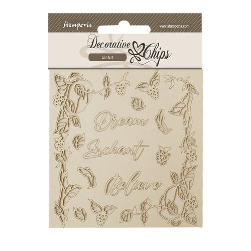 Stamperia Chipboard Qty 15 - Woodland - KLSP188
