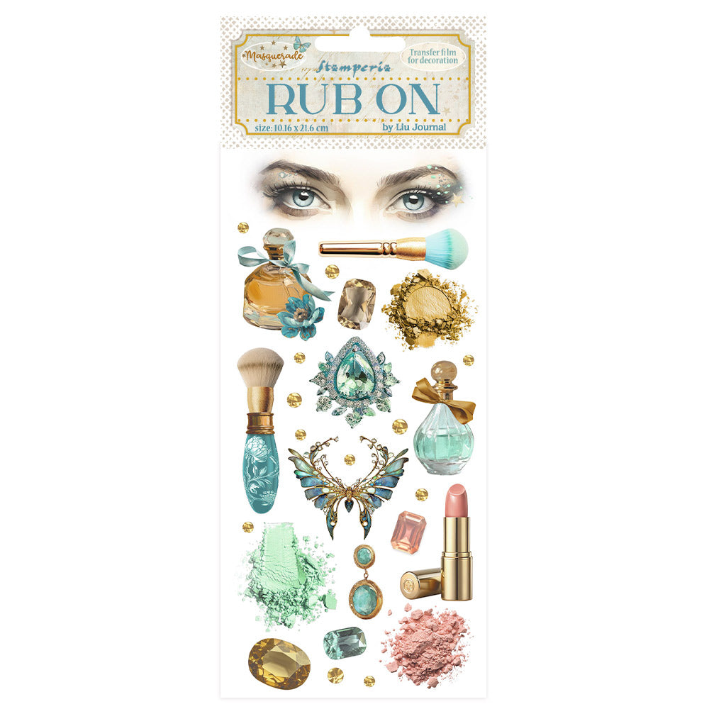 Stamperia Rub On Masquerade - DFLRB141
