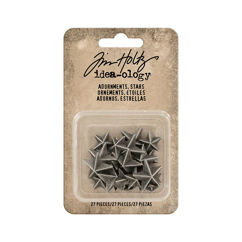 Tim Holtz idea-ology STARS ADORNMENTS Findings