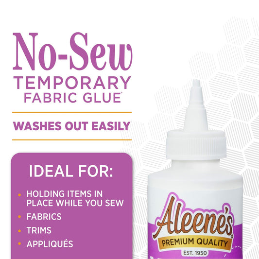 Aleene's Aleene's No-Sew Temporary Fabric Glue 4oz
