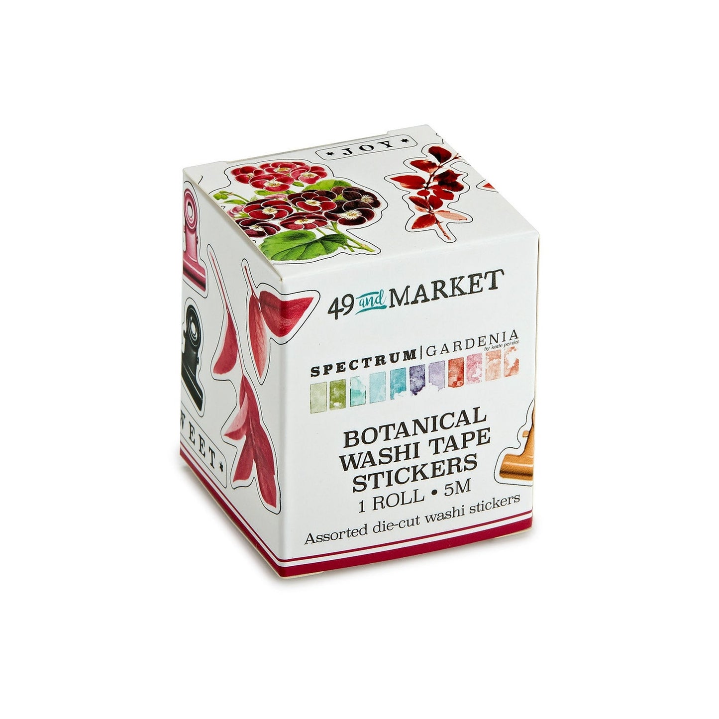 49th and Market Botanical Washi Tape Stickers 1 roll - 5m - SG23763