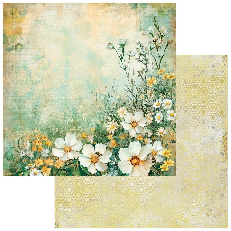 49 and Market Botanical Buzz Cheerful paper sheet