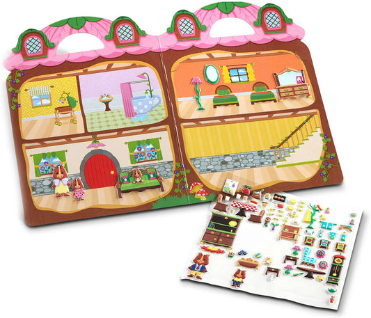 Melissa & Doug Puffy Stickers - Chipmunk House