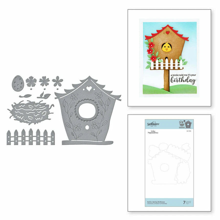 Spellbinders Build A Spring Bird House Die Cuts S41105