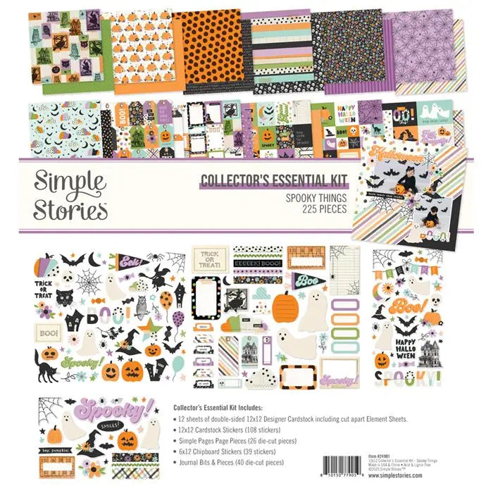 Simple Stories Spooky Things Collectors Essential Kit