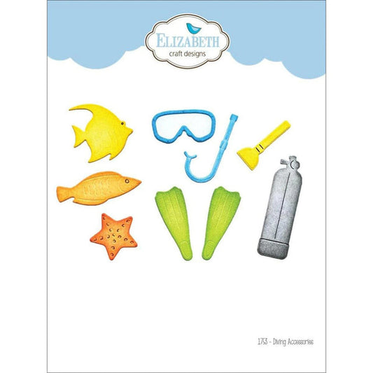 Elizabeth Craft Designs diving accessories Die Cuts